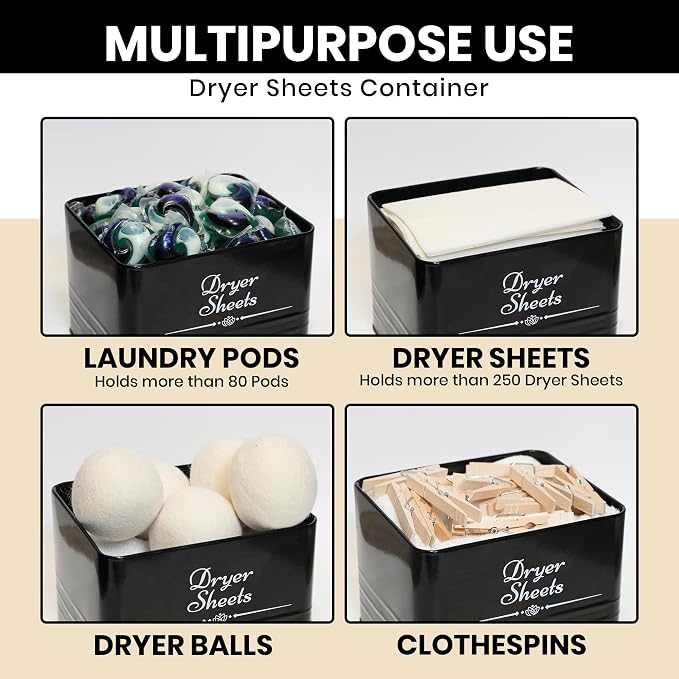 Farmhouse Metal Detergent Pod Container - Image 3