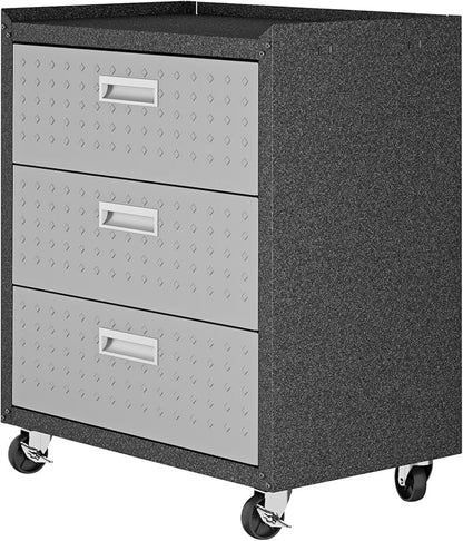 Manhattan Comfort Fortress Collection Convenient Durable Mobile Garage Chest by ManhattanComfort