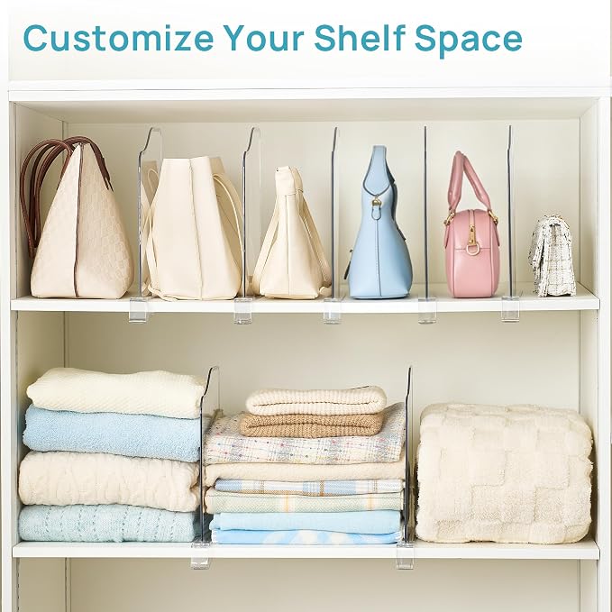 Vtopmart 12" Extra Tall x 12" Deep Shelf Dividers - Image 7