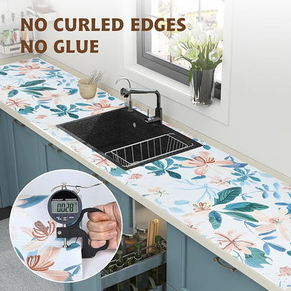 Shelf Liners for Kitchen Cabinets 12in x 10FT, Non Adhesive Drawer Liner - Image 8