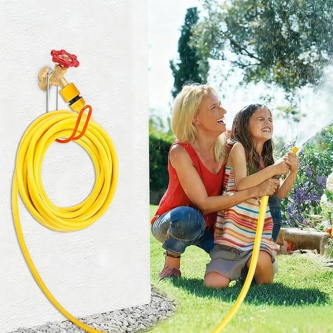 Garden Hose Holder Water Hose Hanger Wall Mounted, 304Stainless Steel Solid - Image 2