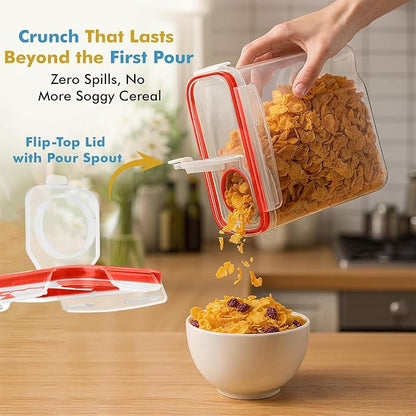 Shazo 2 Pack Small Airtight Cereal Containers Storage - Image 6