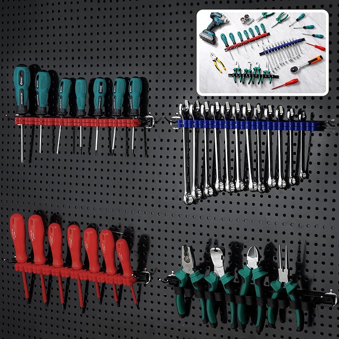 2 Pack Wall-Mounted Screwdriver Organizers - Image 4