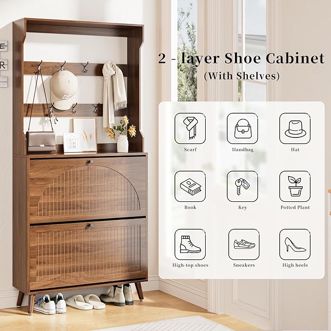 Fsbecl Shoe Cabinet for Entryway - Image 6