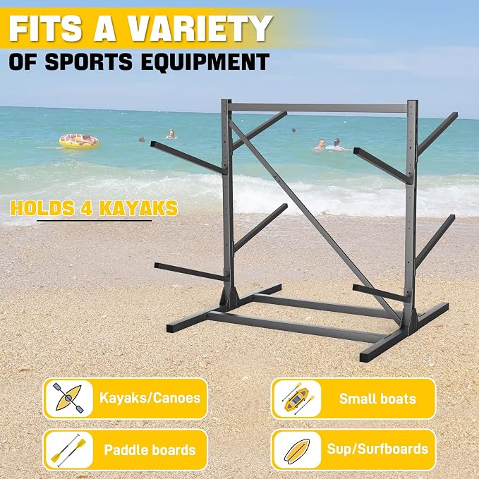 Ultrawall Kayak Storage Rack, Freestanding Kayak Racks - Image 5