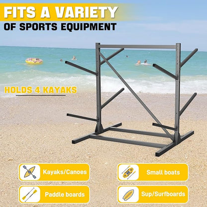 Ultrawall Kayak Storage Rack, Freestanding Kayak Racks - Image 5