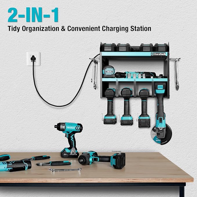 DURATECH Power Tool Organizer Wall Mount - Image 5