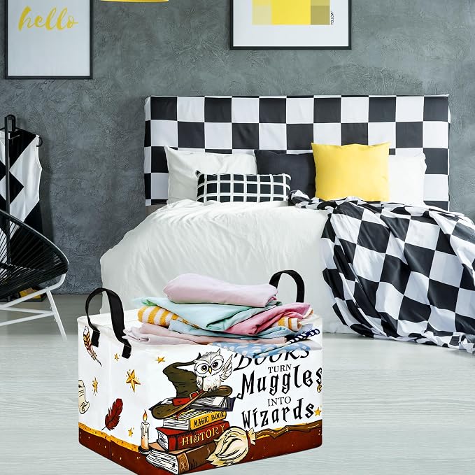 MAIZMZ Kids Reading Book Storage Basket Book Organizer - Image 4