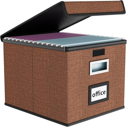 Upgrade Portable File Organizer Box by Huolewa