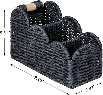 CubesLand Bedside Table Desk Organizer Caddy, Remote Pen&Pencil Holder Cup - Image 3