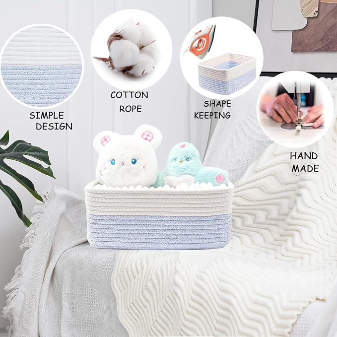 COMFY-HOMI 13" x 8.5" x 5.1" Storage Baskets - Image 5