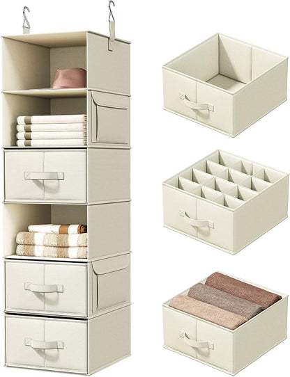 Vailando 6-Shelf Hanging Closet Organizer by Vailando