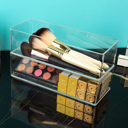 JessLab Acrylic Organizer, 2PK Cube Sections Makeup Organizer - Image 5