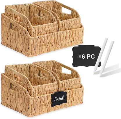 Wicker Baskets for Organizing, Pantry Baskets by Unknown