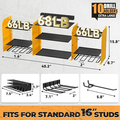 Upgrade Large Power Tool Organizer Wall Mount - Image 3