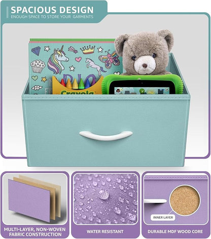 Sorbus Fabric Dresser for Kids Bedroom - Image 5