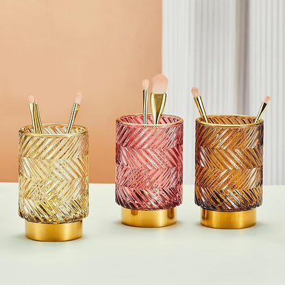 Makeup Brush Holder Organizer, Toothbrush Holders, Desk Pen Pencil Holder - Image 4