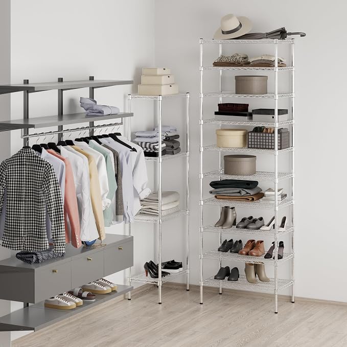18" Deep x 30" Wide x 96" Height Wire Shelving Kit | 10-Tier | NSF Commercial - Image 5