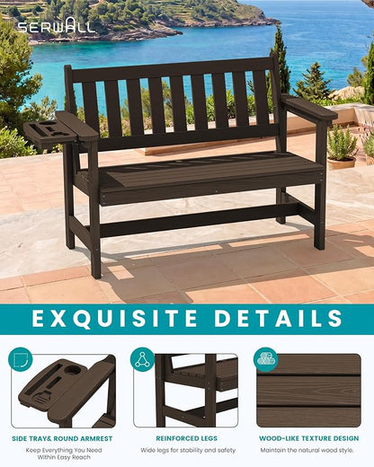 SERWALL HDPE Outdoor Bench - Image 6