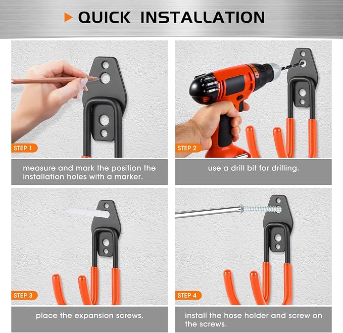 Upgraded Garage Hooks, 6 Pack Heavy Duty Wall Mount Steel Utility Hooks - Image 5