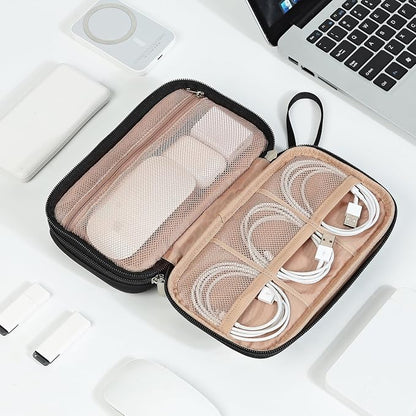 NISHEL Travel Cord Organizer Case, Double Layers Tech Electronic Bag, Essentials - Image 7
