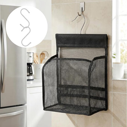 Mesh Shower Caddy Hanging, Transparent Rotating Hanging Mesh Bath Baskets - Image 6