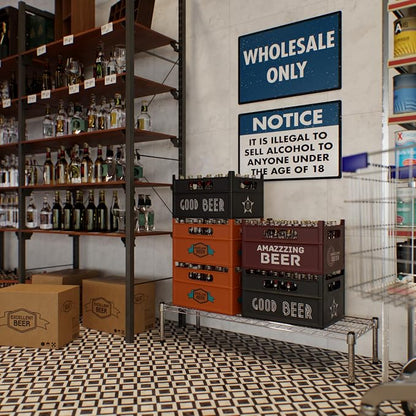 14" Deep x 42" Wide x 8" Height 1-Tier Wire Shelving Kit | NSF Commercial - Image 7