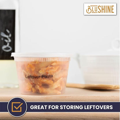 16 oz. Plastic Deli Food Storage Containers - Image 5