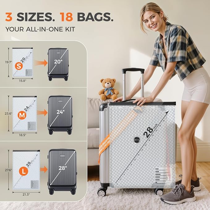 Nicetree 24-Pack Vacuum Storage Bags - Image 4
