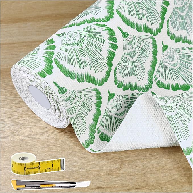 Shelf and Drawer Liner, 17in x 30FT Double Layer PVC Non-Adhesive Non-Slip by Adwann