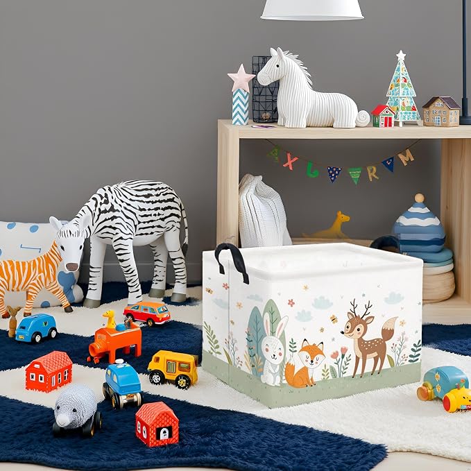 Rectangular Kids Storage Basket Baby Storage Basket - Image 5