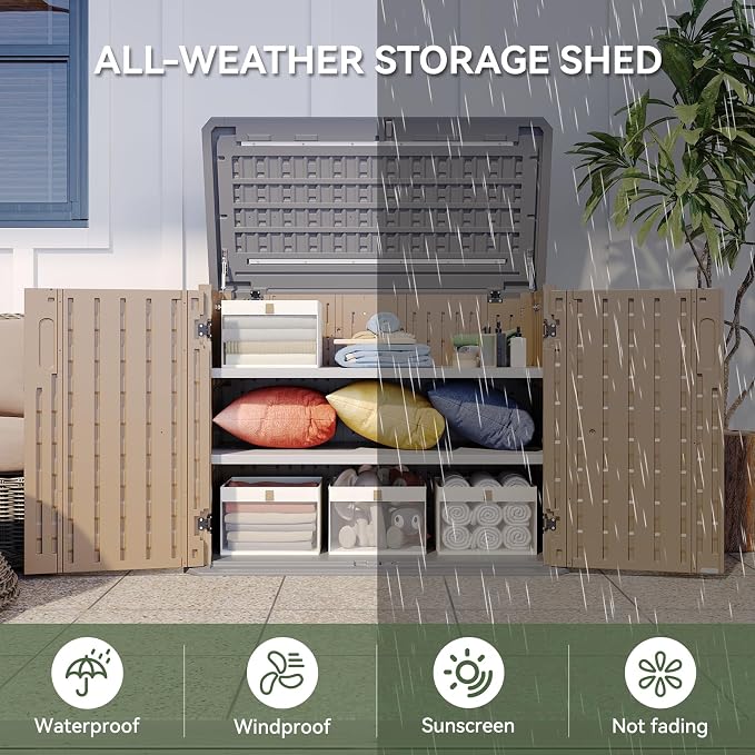 Aoxun Outdoor Storage Cabinet - Image 3