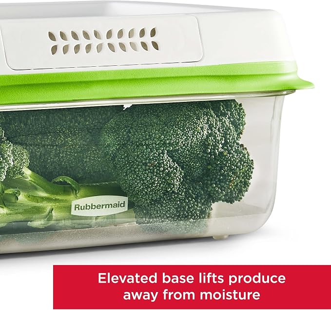 Rubbermaid FreshWorks Produce Saver, Medium and Large Storage Containers - Image 4