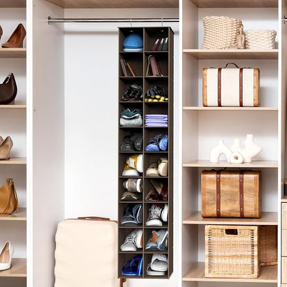 Simple Houseware 20 Section Shelves Hanging Shoes Organizer Holder - Image 2