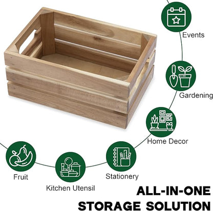 VICTORY RELAX Nesting Wood Storage Crates - Image 8