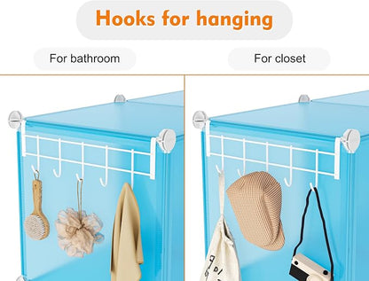 Portable Closet 6 Cube Closet Organizer and Storage Shelf Bookcase - Image 5