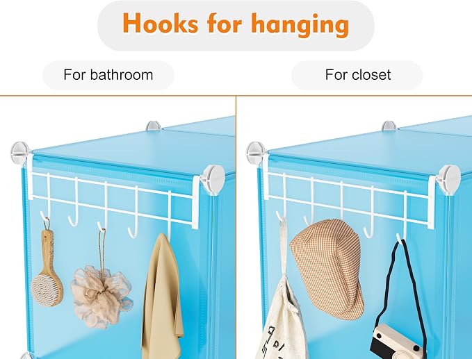 HOMIDEC 20-Cube Storage Organizer, Closet Organizer Storage Shelf Bookcase - Image 5