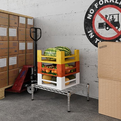 18" Deep x 24" Wide x 8" Height 1-Tier Wire Shelving Kit | NSF Commercial - Image 5
