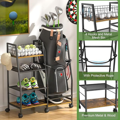 Golf Bag Garage Storage Rack - Image 2