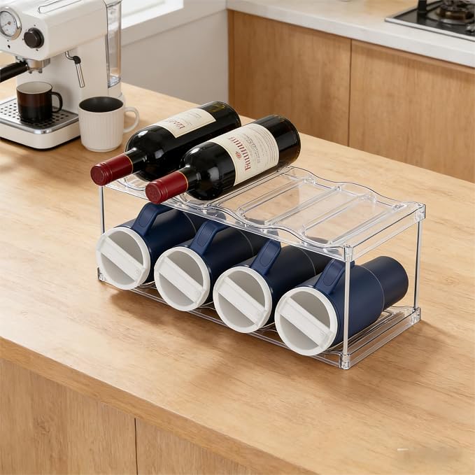 Yieach 2 Pack 2 Tier Waterbottle Organizer - Image 7