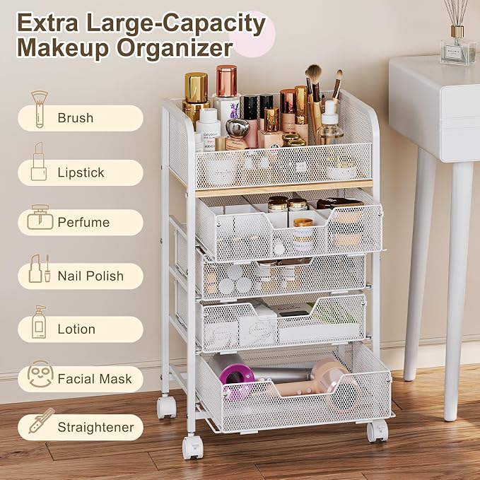 Hongtamoya Makeup Cart Organizer - Image 7