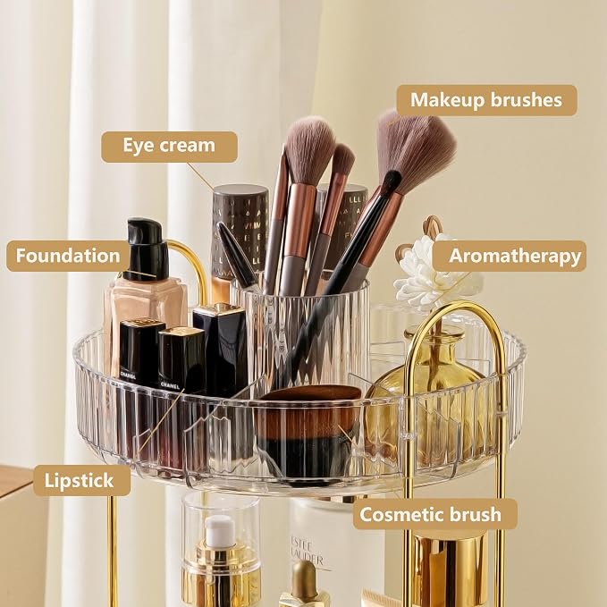YCIA&DONE Rotating Makeup Organizer - Image 4