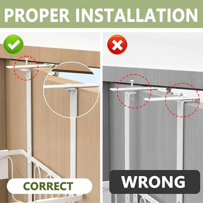 Ironing Board Hanger, CUFURNIX Wall Mount or Over the Door Iron Holder - Image 3