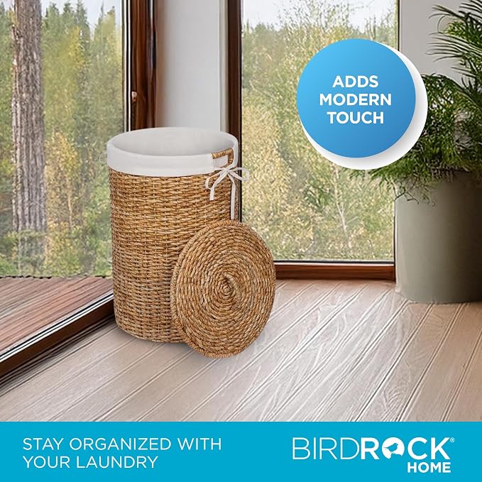 BIRDROCK HOME Seagrass Laundry Hamper - Image 5