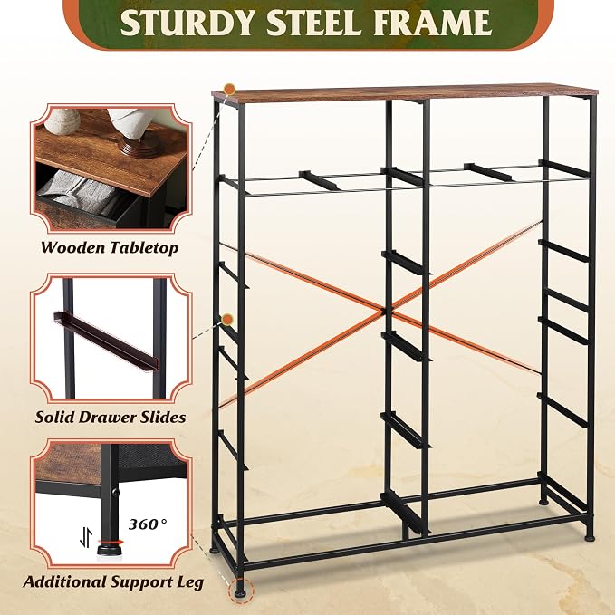 WLIVE Tall Dresser for Bedroom - Image 7