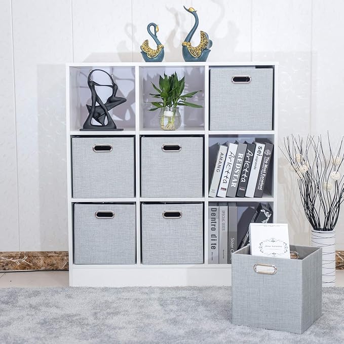 11 Inch Cube Storage Bins for Organization, Fabric Storage Cubes Closet Storage - Image 8