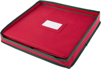 Elf Stor Christmas Box with Adjustable Dividers and Lid Ornaments Storage - Image 6
