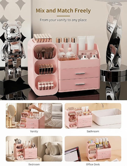 Booklov Makeup Organizer for Vanity, Large Capacity Cosmetic Display Case - Image 8