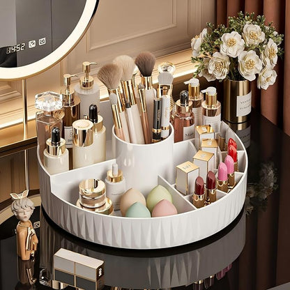 360° Rotate Makeup Organizer, Countertop Skincare Organizer, Large Capacity by HairAccessoriesOrganizer