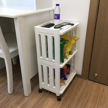 Rolling Storage Utility Cart Slim Organizer Shelf - Image 6